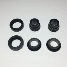 Load image into Gallery viewer, Fastuff Whoop Hoops Wheels Set Yamaha YZ125 YZ250 1999-2023 Black Rims Black Hubs