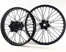 Load image into Gallery viewer, Fastuff Whoop Hoops Wheel Set Yamaha WR250F 2015-2019 WR450F 2012-2018 Black Rims & Hubs