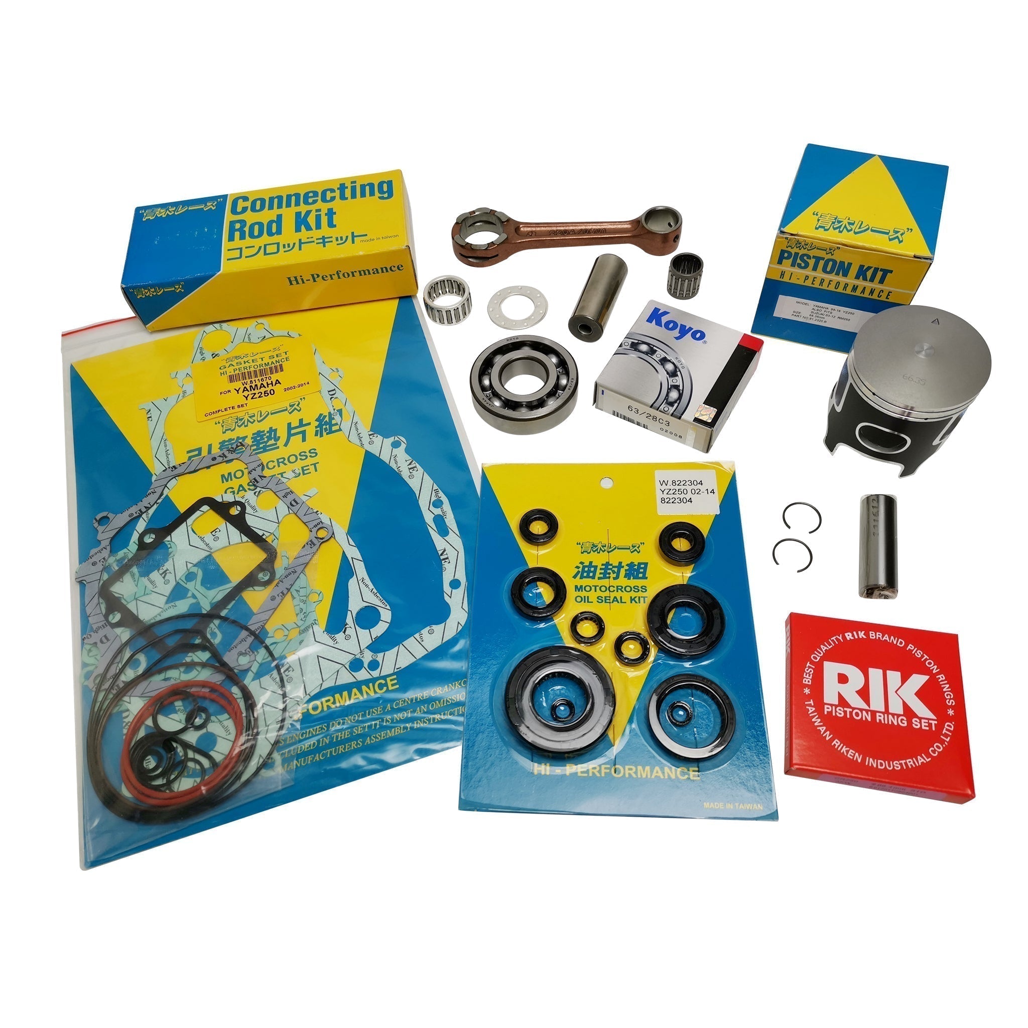 All Balls Racing Vergaser Rebuild Kit – Komplettes Set Für Suzuki RM250 1994, Inkl. Düsen & Dichtungen
