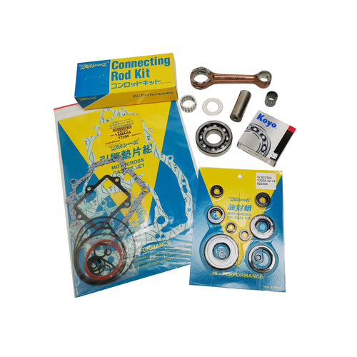 Honda CR250R 1986 Bottom End Rebuild Kit - Connecting rod, Bearings, Gaskets, Seals