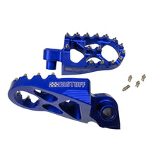 Load image into Gallery viewer, Yamaha YZ450F 2001-2022 Fastuff Foot Pegs Blue
