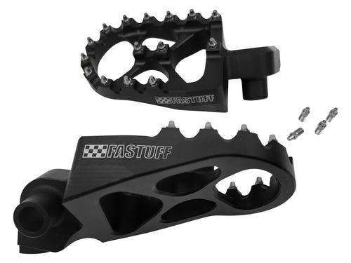 Honda CRF250X 2004-2022 Fastuff Foot Pegs Black