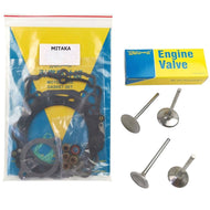 KTM 350 EXCF 2014-2016 Top End Engine Rebuild Kit Gasket Set Titanium Valves