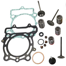 Load image into Gallery viewer, Kawasaki KX450F 2009-2015 Steel Valve &amp; Spring Conversion Kit With Gaskets
