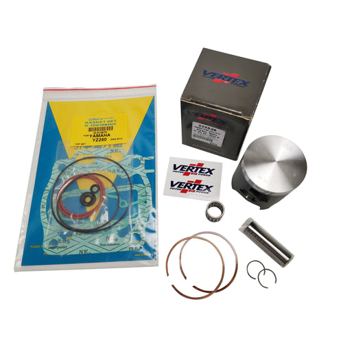 Suzuki RM250 2001 Top End Engine Rebuild Kit Piston Bearing Gasket Set Vertex